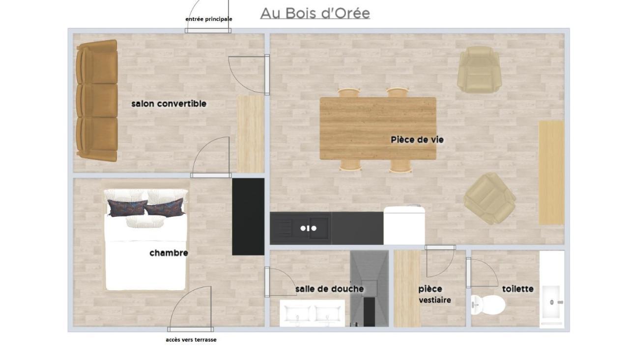 Au Bois D'Oree Liré エクステリア 写真